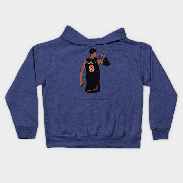 RJ Barrett Flex Kids Hoodie by rattraptees